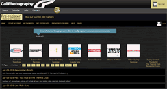 Desktop Screenshot of caliphotography.com